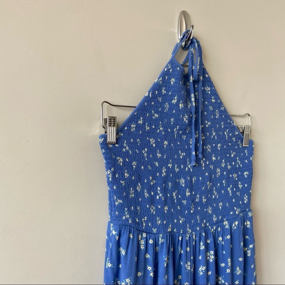 American Eagle-Floral Dainty Printed Halter Jumpsuit (Size:Medium) - Picture 4 of 11